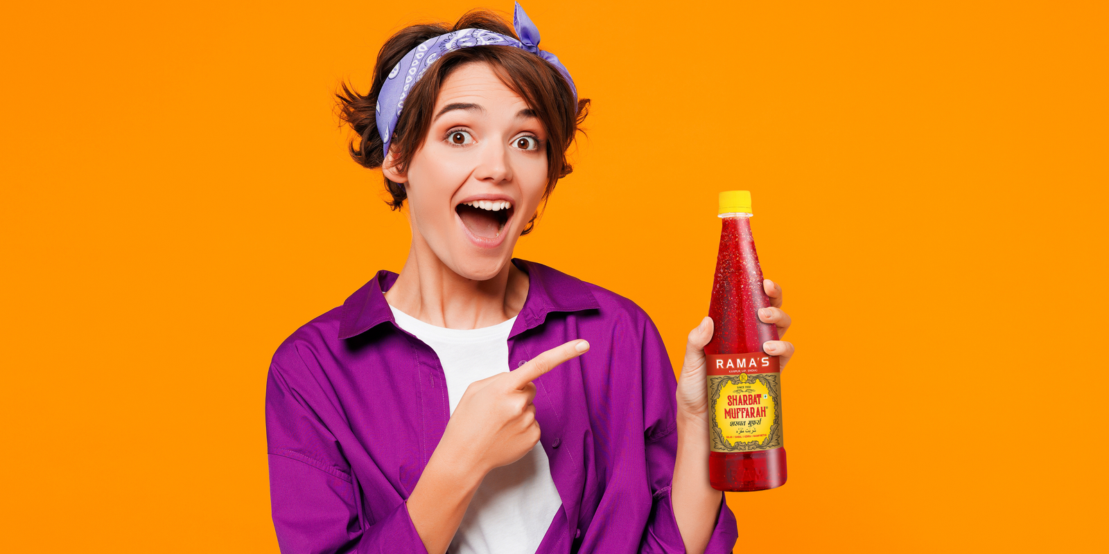 Grey and Orange Modern Fresh Fruit Drink Menu Banner Landscape (1)